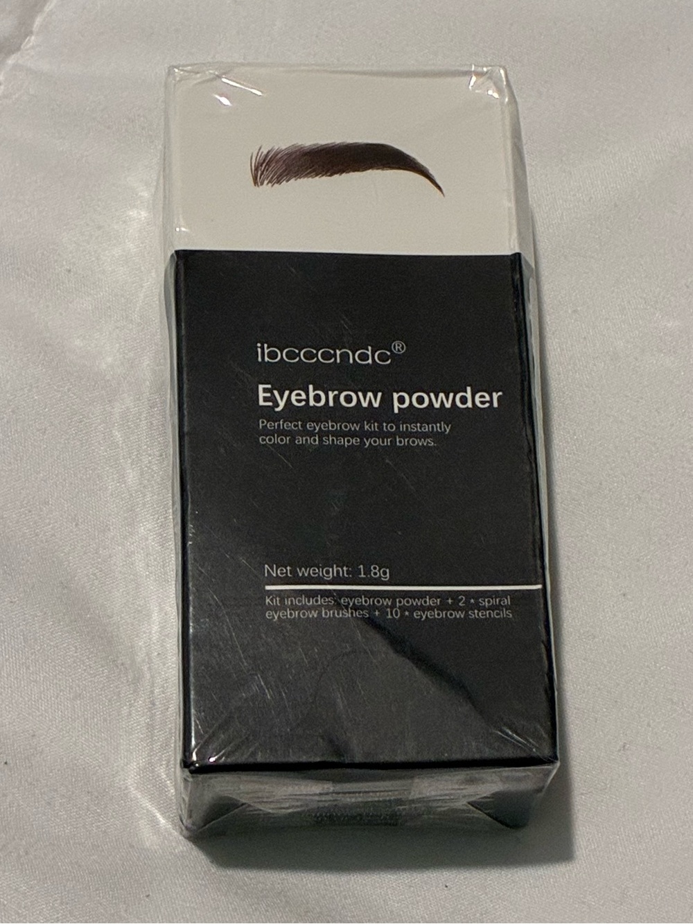 ibcccndc Eyebrow Powder Color Stamp Shaping Kit Dark Brown